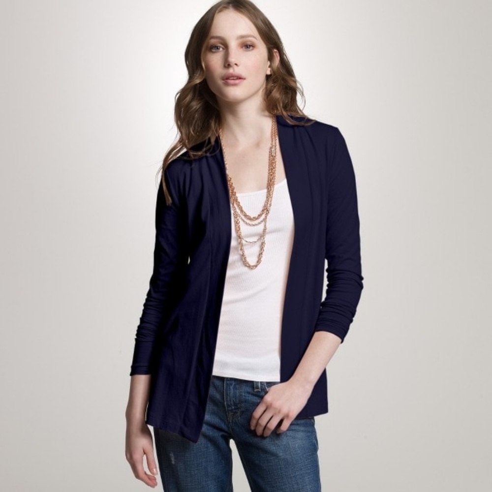 J. Crew navy always cardigan